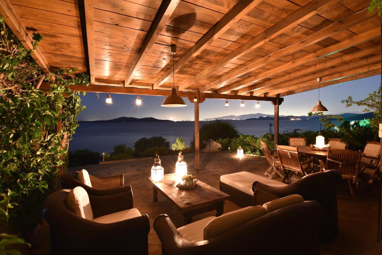 Blue Bay View - Beach House Vathirrevma Kültér fotó