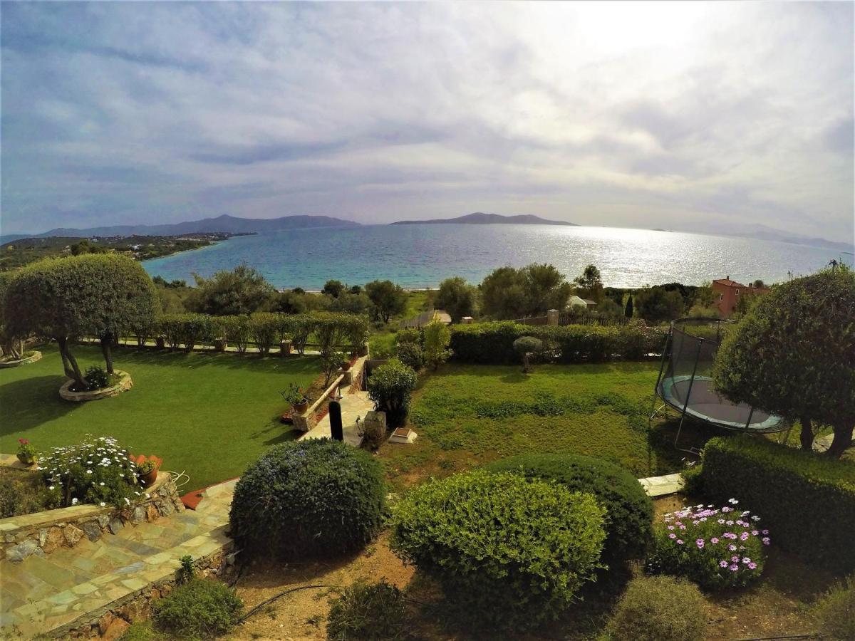 Blue Bay View - Beach House Vathirrevma Kültér fotó