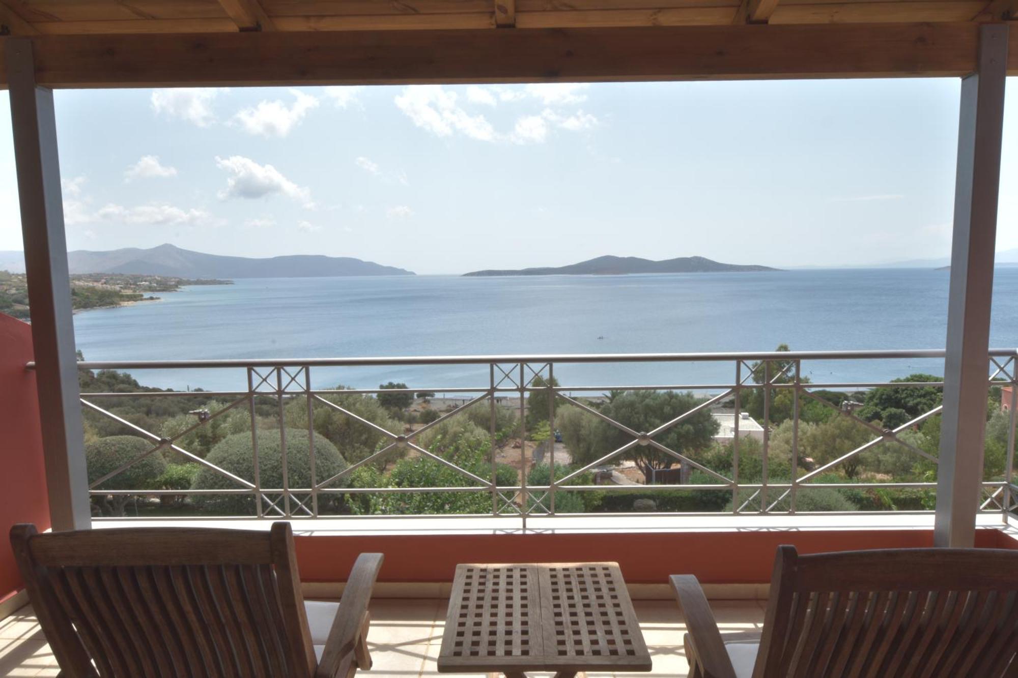 Blue Bay View - Beach House Vathirrevma Kültér fotó