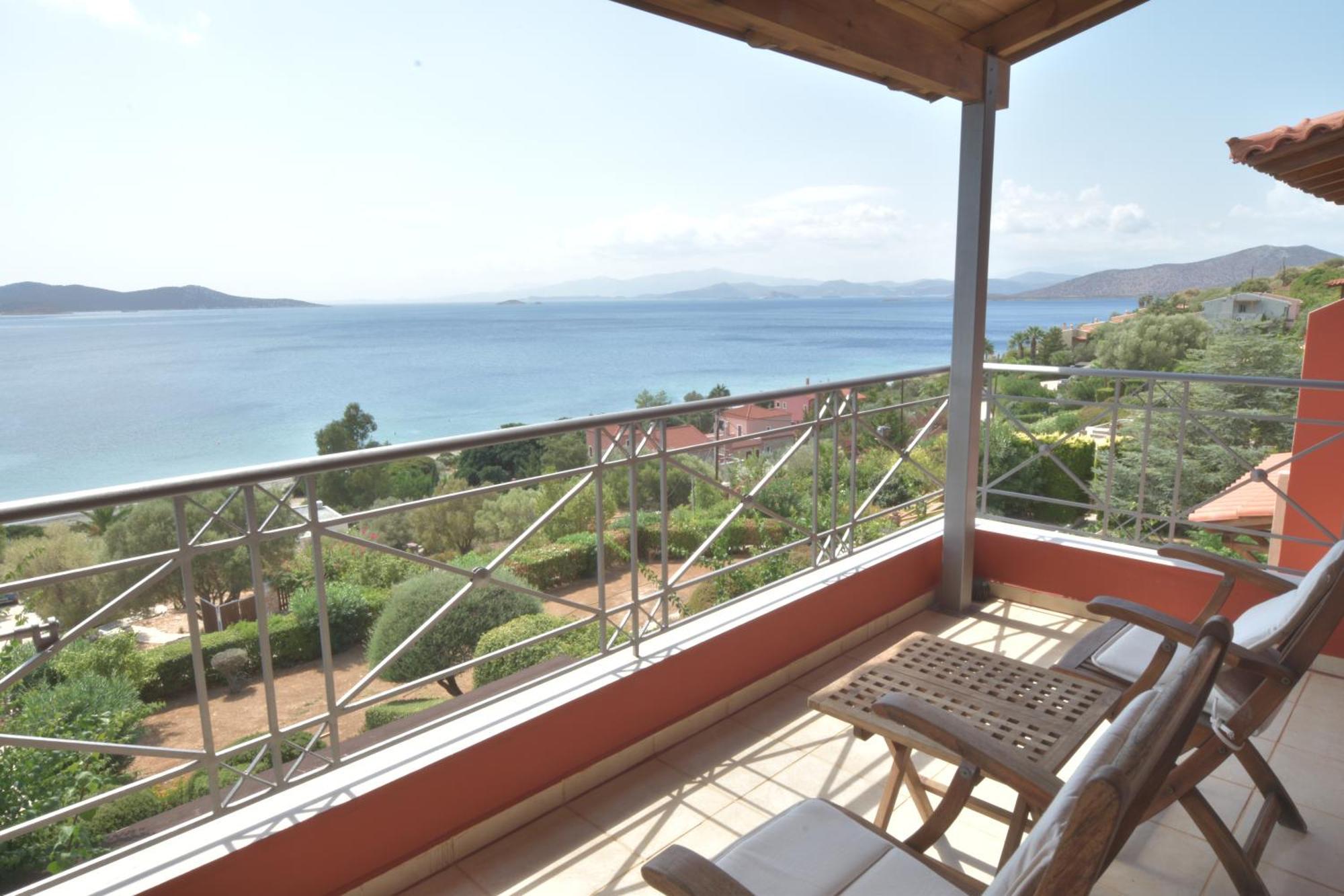 Blue Bay View - Beach House Vathirrevma Kültér fotó